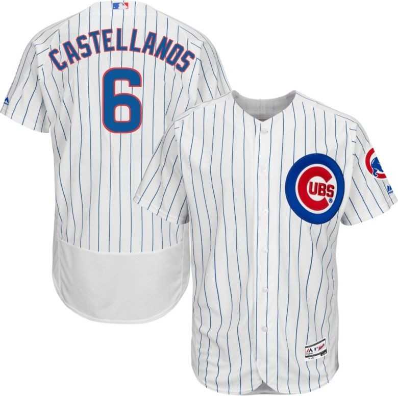 Cubs 6 Nick Castellanos White Flexbase Jersey Dzhi,We sell and wholesale Cubs 6 Nick Castellanos White Flexbase Jersey Dzhi on line form chian!